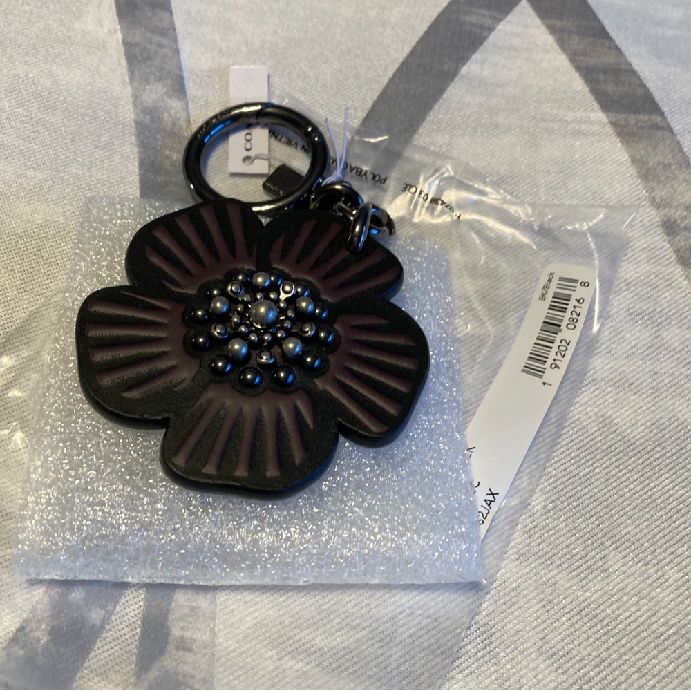 Coach Tea Rose Bag Charm